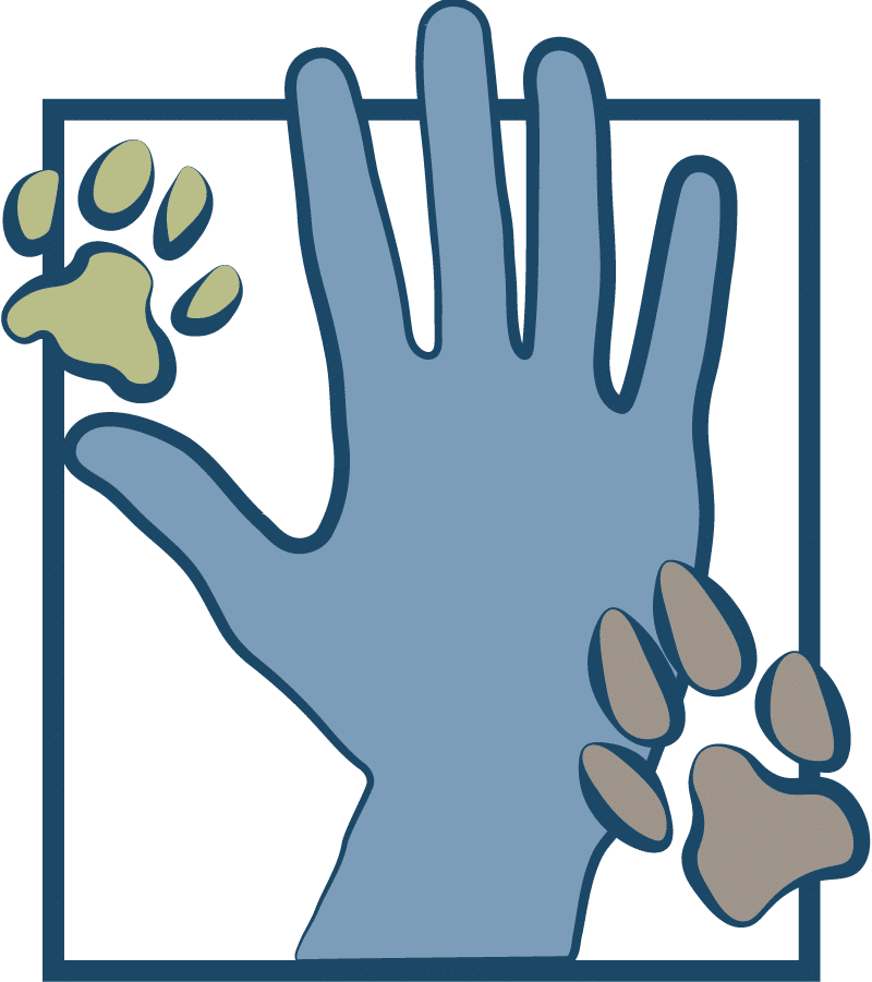 hand a paw prints icon